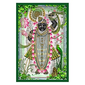 rangoli wall sticker with sparkel lamination and waterproof and scratch proof 12 or 18 inch pack of 1 multicolor vinyl dc2067