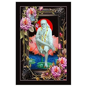 rangoli wall sticker with sparkel lamination and waterproof and scratch proof 12 or 18 inch pack of 1 multicolor vinyl dc2021