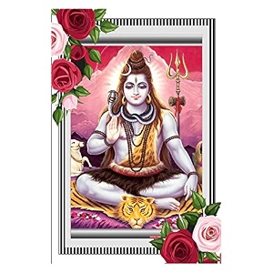 rangoli wall sticker with sparkel lamination and waterproof and scratch proof 12 or 18 inch pack of 1 multicolor vinyl dc2060