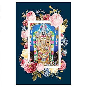 rangoli wall sticker with sparkel lamination and waterproof and scratch proof 12 or 18 inch pack of 1 multicolor vinyl dc2086