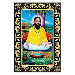 rangoli sai baba wall poster 12x18 inch self-adhesive spiritual home dcor mandir dcor living room amp office design-1