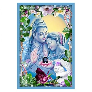 rangoli wall sticker with sparkel lamination and waterproof and scratch proof 12 or 18 inch pack of 1 multicolor vinyl dc2080
