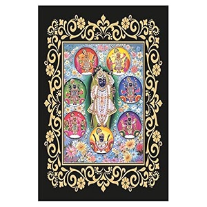 rangoli wall sticker with sparkel lamination and waterproof and scratch proof 12 or 18 inch pack of 1 multicolor vinyl dc2063