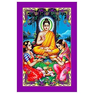 rangoli wall sticker with sparkel lamination and waterproof and scratch proof 12 or 18 inch pack of 1 multicolor vinyl dc1987