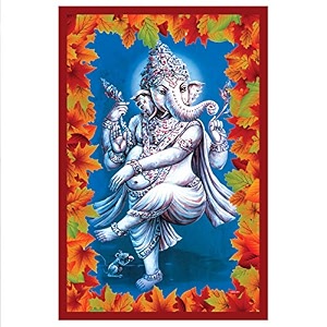 rangoli wall sticker with sparkel lamination and waterproof and scratch proof 12 or 18 inch pack of 1 multicolor vinyl dc2079