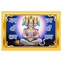 Rangoli Wall Sticker with sparkel Lamination and Waterproof and Scratch Proof 12 or 18 inch Pack of 1 Multicolor Vinyl DC2055