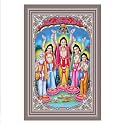 Rangoli Wall Sticker with sparkel Lamination and Waterproof and Scratch Proof 12 or 18 inch Pack of 1 Multicolor Vinyl DC2089