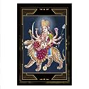 Rangoli Wall Sticker with sparkel Lamination and Waterproof and Scratch Proof 12 or 18 inch Pack of 1 Multicolor Vinyl DC2093