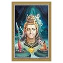 Rangoli Wall Sticker with sparkel Lamination and Waterproof and Scratch Proof 12 or 18 inch Pack of 1 Multicolor Vinyl DC1995