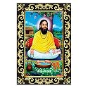 Rangoli Sai Baba Wall Poster 12x18 inch Self-Adhesive Spiritual Home Dcor, Mandir Dcor, Living Room &amp; Office. Design-1