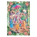 Rangoli Wall Sticker with sparkel Lamination and Waterproof and Scratch Proof 12 or 18 inch Pack of 1 Multicolor Vinyl DC1971