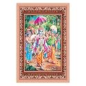 Rangoli Wall Sticker with sparkel Lamination and Waterproof and Scratch Proof 12 or 18 inch Pack of 1 Multicolor Vinyl DC1999