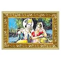 Rangoli Wall Sticker with sparkel Lamination and Waterproof and Scratch Proof 12 or 18 inch Pack of 1 Multicolor Vinyl DC1991