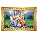 Rangoli Wall Sticker with sparkel Lamination and Waterproof and Scratch Proof 12 or 18 inch Pack of 1 Multicolor Vinyl DC2074