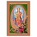 Rangoli Wall Sticker with sparkel Lamination and Waterproof and Scratch Proof 12 or 18 inch Pack of 1 Multicolor Vinyl DC2022