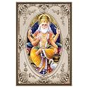 Rangoli Wall Sticker with sparkel Lamination and Waterproof and Scratch Proof 12 or 18 inch Pack of 1 Multicolor Vinyl DC2041