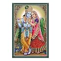 Rangoli Wall Sticker with sparkel Lamination and Waterproof and Scratch Proof 12 or 18 inch Pack of 1 Multicolor Vinyl DC1962
