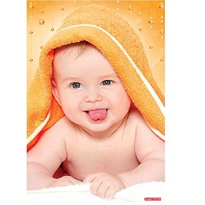 rangoli new born baby wall sticker 12x18 inch self adhesive poster for baby room amp home decoration design-2