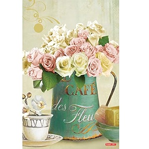 rangoli flower pot wall sticker  12x18 sheet self adhesive home dcor for living room bedroom amp wallsdesign-21