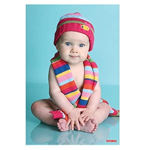 rangoli new born baby wall sticker 12x18 inch self adhesive poster for baby room amp home decoration design-13