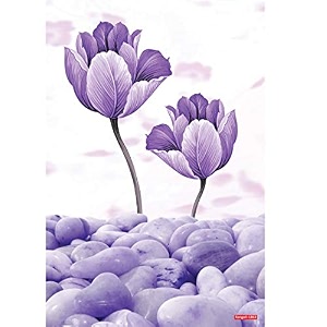 rangoli flower pot wall sticker  12x18 sheet self adhesive home dcor for living room bedroom amp wallsdesign-26