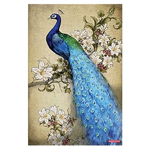 rangoli peacock wall sticker 12x18 sheet  elegant self adhesive home dcor for living room bedroom amp walls design-8