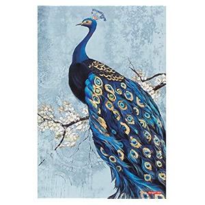 rangoli peacock wall sticker 12x18 sheet  elegant self adhesive home dcor for living room bedroom amp walls design-10