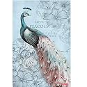 Rangoli Peacock Wall Sticker 12x18 Sheet – Elegant Self Adhesive Home Décor for Living Room, Bedroom &amp; Walls. Design-11