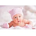 Rangoli New Born Baby Wall Sticker 12x18 Inch Self Adhesive Poster for Baby Room &amp; Home Decoration. Design-11