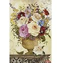 Rangoli Flower Pot Wall Sticker – 12x18 Sheet Self Adhesive Home Décor for Living Room, Bedroom &amp; Walls.Design-11