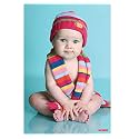 Rangoli New Born Baby Wall Sticker 12x18 Inch Self Adhesive Poster for Baby Room &amp; Home Decoration. Design-13
