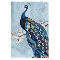 Rangoli Peacock Wall Sticker 12x18 Sheet – Elegant Self Adhesive Home Décor for Living Room, Bedroom &amp; Walls. Design-10