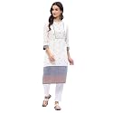 Rangriti Women39s Cotton Tie-Dye Straight Kurtas