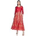 Rangriti Women39s Rayon A-Line Maxi Dress
