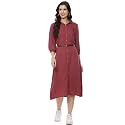 Rangriti Fuchsia Liva Straight Dress for Women