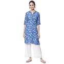 Blue Liva Straight Kurta