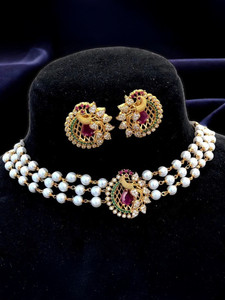 rangrozo jewellery zircon gold-plated plated copper necklace