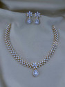 Rangrozo Jewellery Zircon Gold-plated Plated Copper Necklace