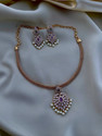 Rangrozo Jewellery Zircon Gold-plated Plated Copper Necklace