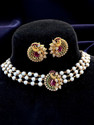 Rangrozo Jewellery Zircon Gold-plated Plated Copper Necklace