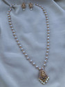 Rangrozo Jewellery Zircon Gold-plated Plated Copper Necklace