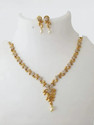 Rangrozo Jewellery Zircon Gold-plated Plated Copper Necklace