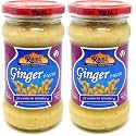 Rani Ginger Cooking Paste 10.5oz (300g) Glass Jar ~ Vegan | Gluten Free | NON-GMO | No Colors | Indian Origin (Pack of 2)