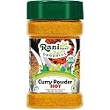 Rani Organic Curry Powder Hot (9-Spice Authentic Indian Blend) 3oz (85g) PET Jar ~ All Natural | Salt-Free | Vegan | Gluten Friendly | NON-GMO | Indian Origin | USDA Certified Organic
