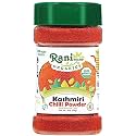 Rani Organic Kashmiri Chilli Powder (Deggi Mirch, Low Heat) 3oz (85g) PET Jar ~ All Natural | Vegan | Gluten Friendly | NON-GMO | Indian Origin | USDA Certified Organic
