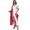 RANI SAAHIBA Women's Chiffon Emboidered Dupatta