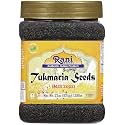 Rani Tukmaria (Natural Holy Basil Seeds) 1.38lbs (22oz) 624g PET Jar Used for Falooda / Sabja Dessert, Spice & Ayurveda Herbal ~ Gluten Friendly | NON-GMO | Kosher | Vegan | Indian Origin