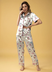 RANIBAA Women Night Suit Set Multicolor Printed