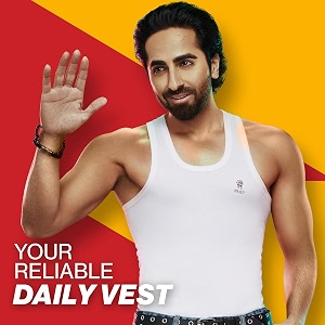 Ranjit Smart White vest for men 100