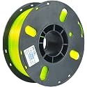 RANKI PETG Filament 1.75mm 3D Printer Filament, Dimensional Accuracy +/- 0.03 mm, 1kg Spool (Transparent Yellow)